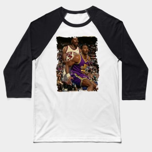 Patrick Ewing vs Karl Malone Baseball T-Shirt